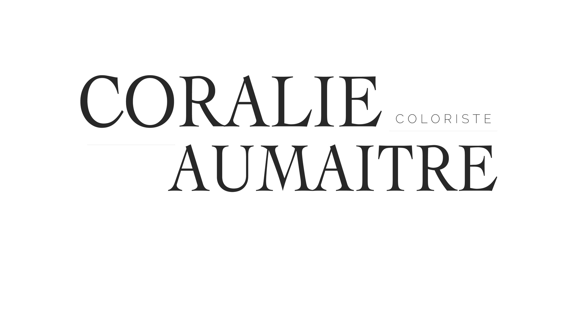 CORALIE AUMAITRE Formations